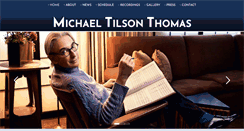 Desktop Screenshot of michaeltilsonthomas.com