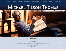 Tablet Screenshot of michaeltilsonthomas.com